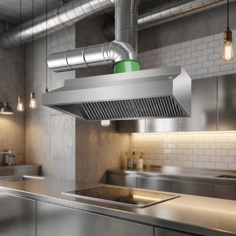Commercial Kitchen Hoods - 상업용 맞춤형 주방 벽걸이 스테인리스 스틸