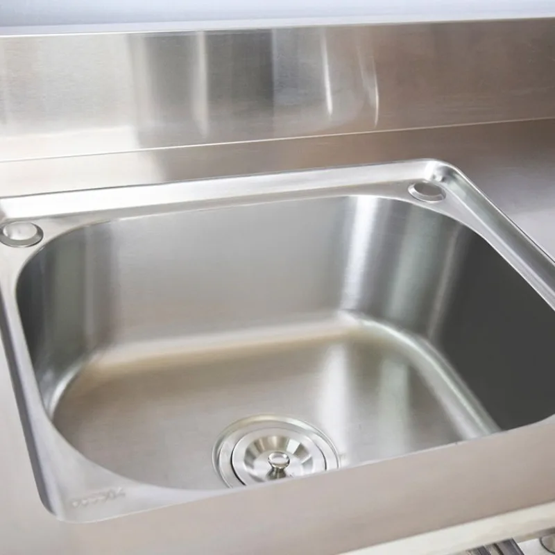 Commercial Kitchen Worktops - 스테인리스 스틸 프리 스탠딩 싱크대(워크탑 포함)