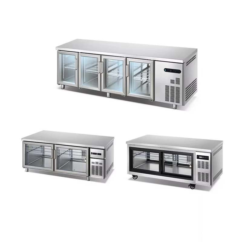 Commercial Kitchen Worktops - 상업용 워크탑 냉장고 냉동고 빠른 냉각