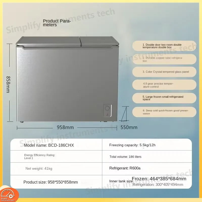 대용량 양문형 가정용 냉동고, 이중 온도 조절, 에너지 - Commercial Chest Freezer 리뷰 및 가격