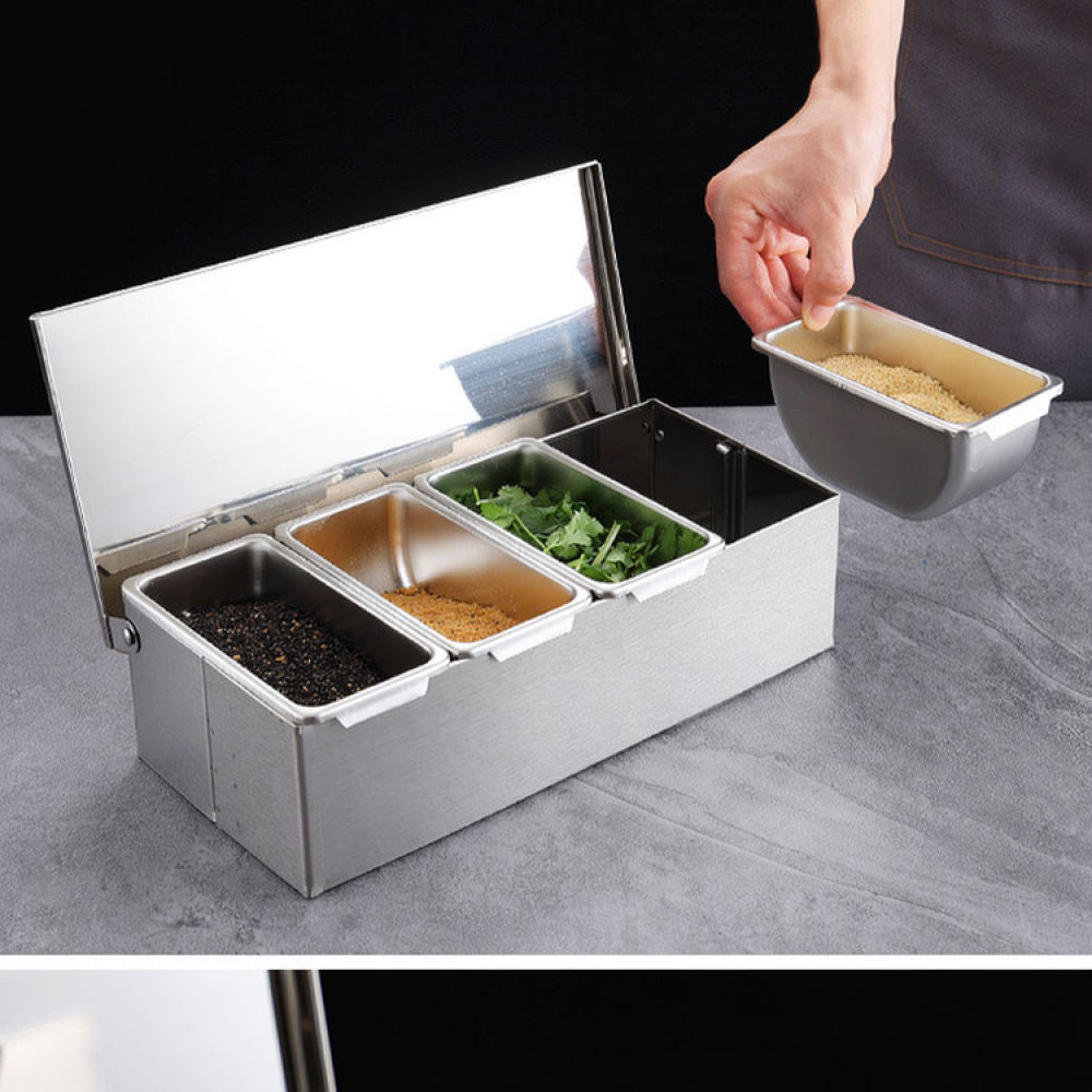 주방용 조미료 정리함, 내구성이 뛰어난 스틸 재질의 뚜 - Commercial Kitchen Bin 리뷰 및 가격